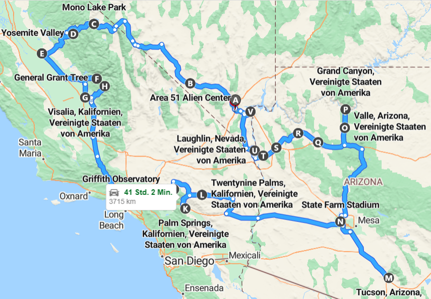 Route gesamt